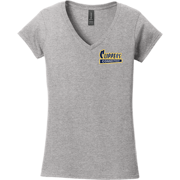 CT Clippers Softstyle Ladies Fit V-Neck T-Shirt