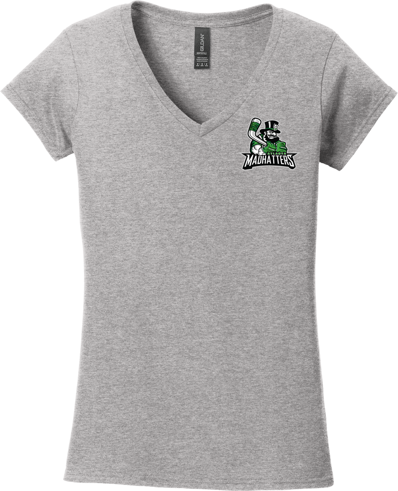 Atlanta Madhatters Softstyle Ladies Fit V-Neck T-Shirt