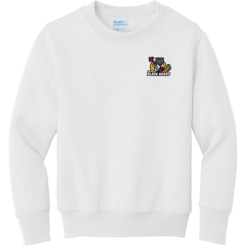 Dupage Black Bears Youth Core Fleece Crewneck Sweatshirt