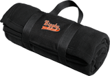 Biggby Coffee AAA Fleece Blanket with Carrying Strap