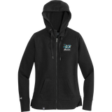 Boca Barracudas New Era Ladies French Terry Full-Zip Hoodie