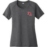 Benet Hockey Ladies PosiCharge Tri-Blend Wicking Scoop Neck Raglan Tee