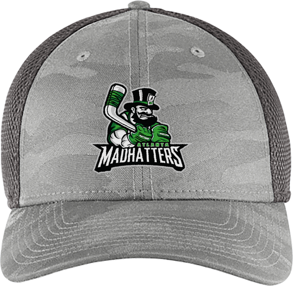 Atlanta Madhatters New Era Tonal Camo Stretch Tech Mesh Cap