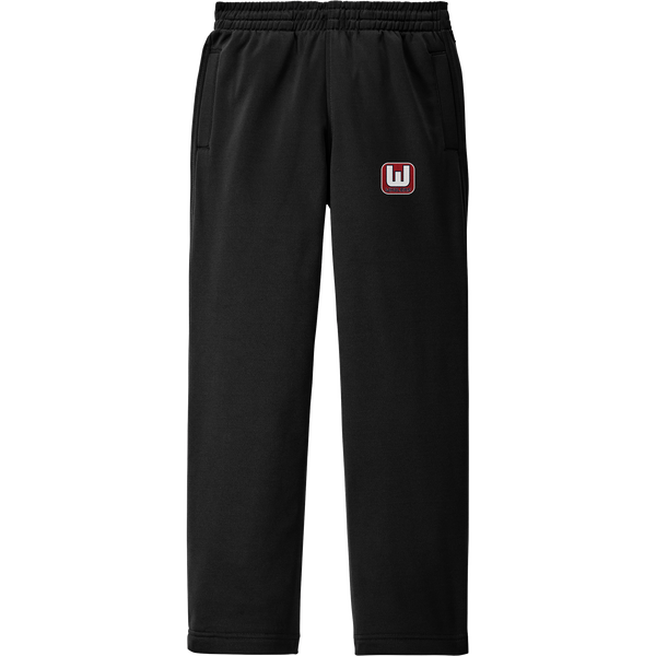 CT Whalers Tier 1 Youth Sport-Wick Fleece Pant